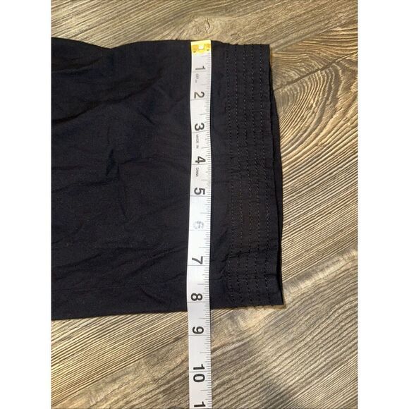 Women's Treasure & Bond Wide Leg Drawstring Pants Pockets Black Size XL. 16 - Picture 14 of 15